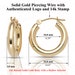 see more listings in the 14k Hoop Earrings section