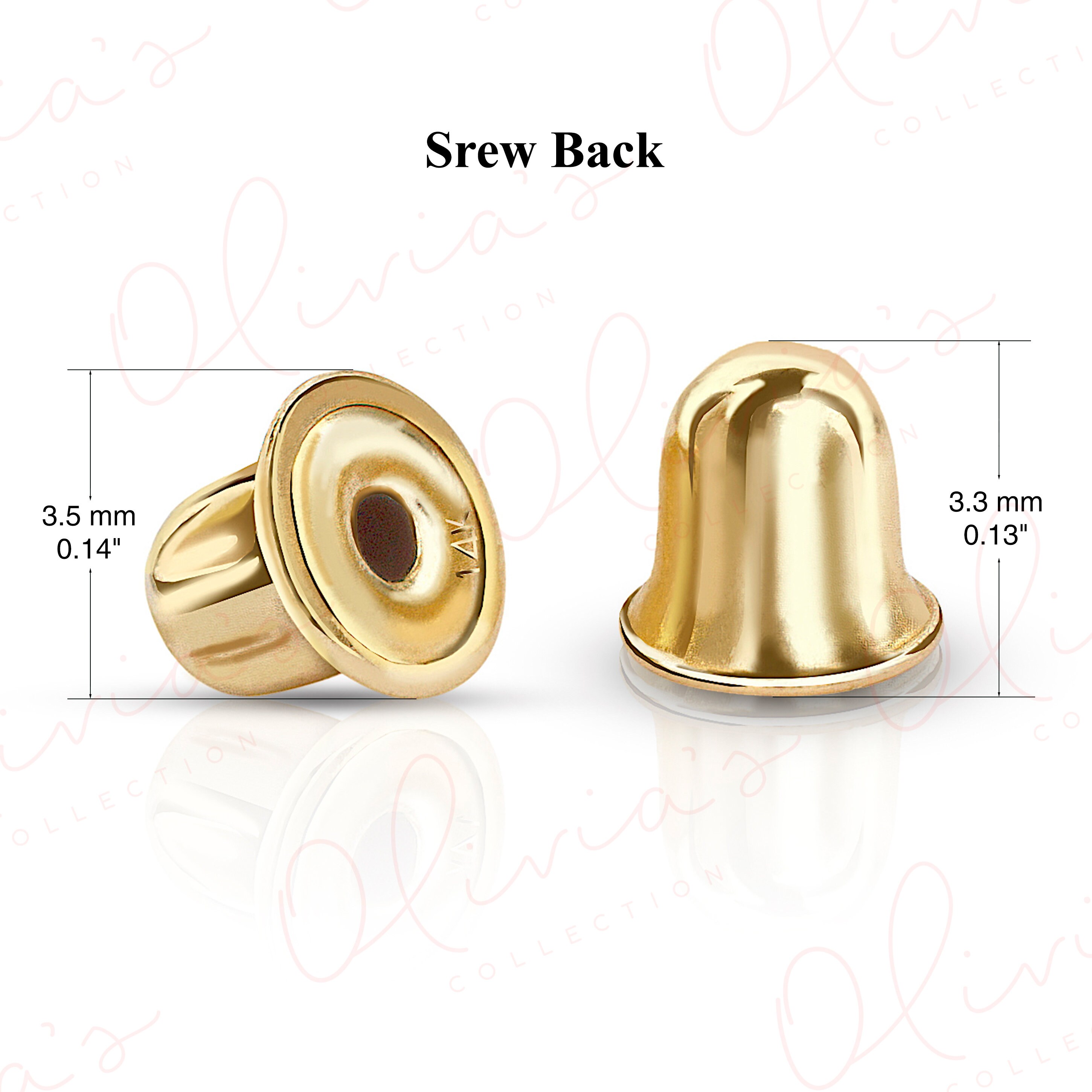 Ioka - 14K Gelbgold Einfach Einfach Minimalistisch Herz