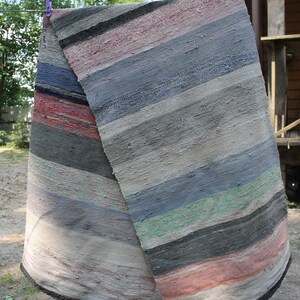 225 х 62 Cm Homespun Rug, Rag Rug Runners, Large Kilim Rug for ...