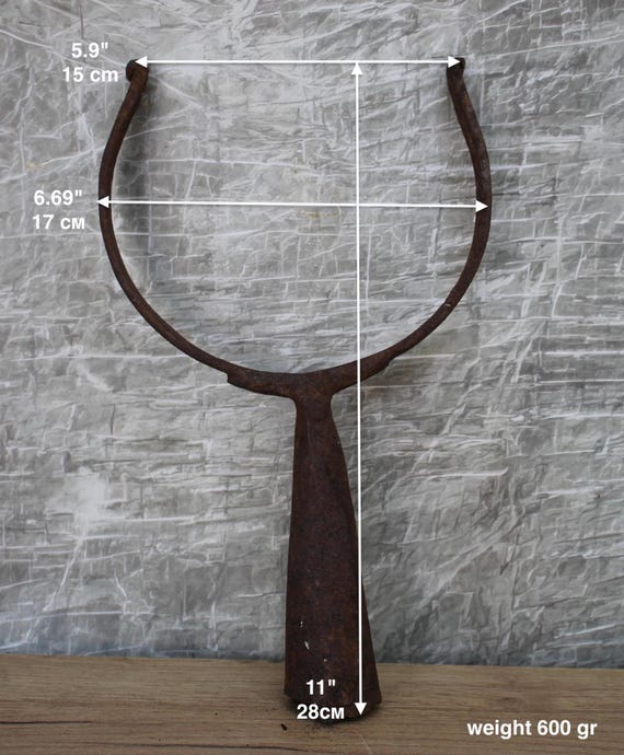Crochet En Acier Pour Poêle à Bois - 32 Cm De Long - Outil D'Occasion Pour Cheminée