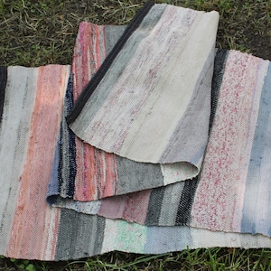 225 х 62 Cm Homespun Rug, Rag Rug Runners, Large Kilim Rug for ...