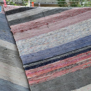 225 х 62 Cm Homespun Rug, Rag Rug Runners, Large Kilim Rug for ...