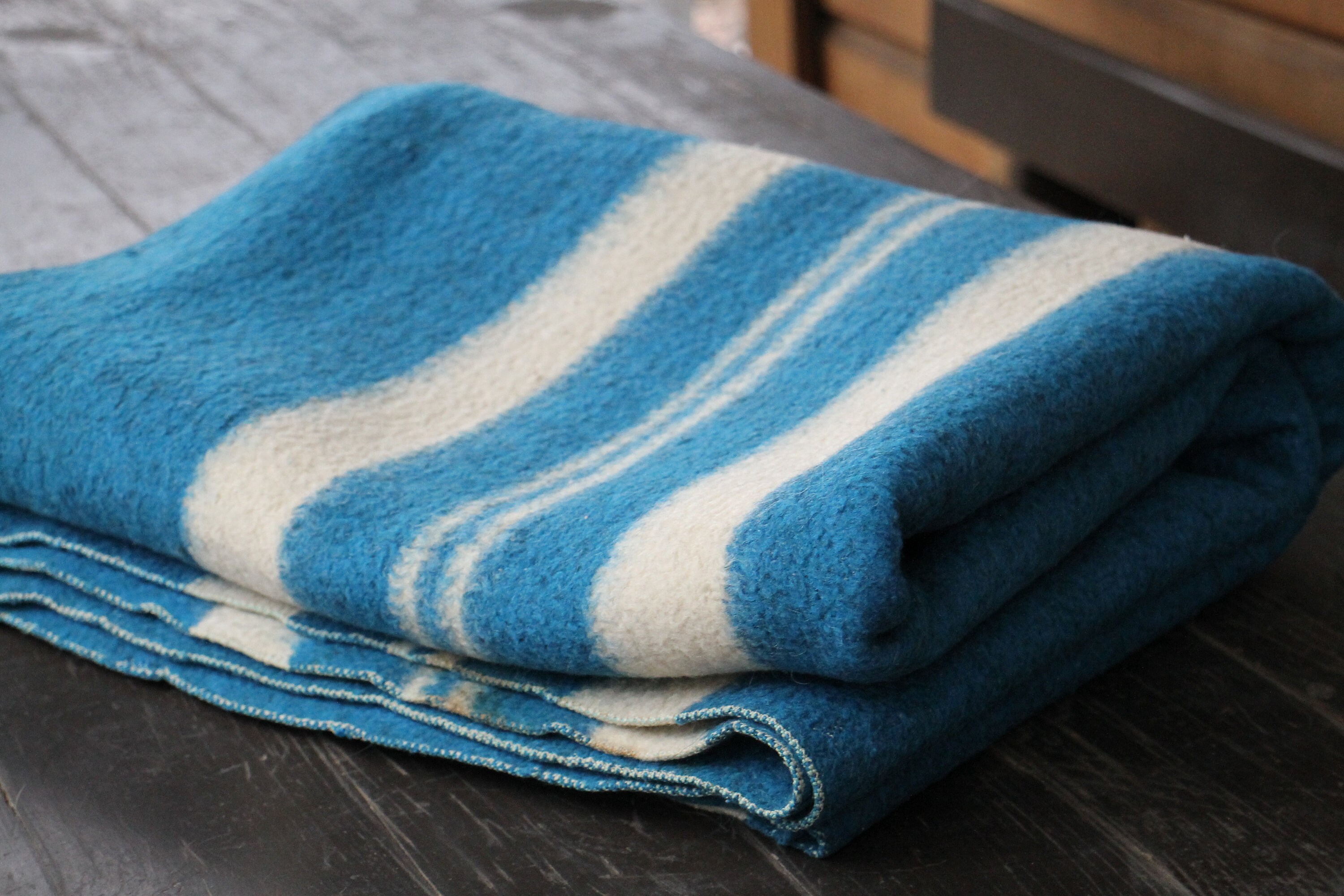 Wool blanket vintage soviet heavy wool blanket russian Etsy