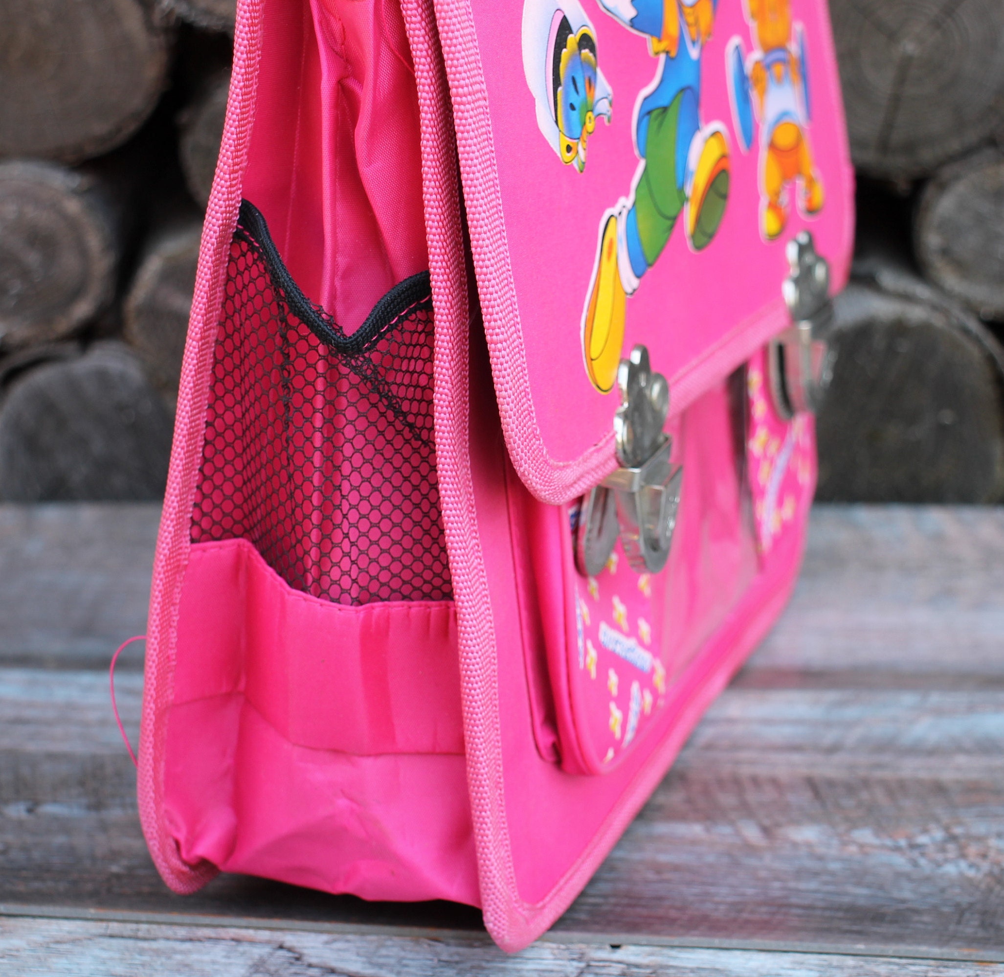 Carrito Para Mochila Escolar Rosa Mexicano Kinder 808-13 City Hunter