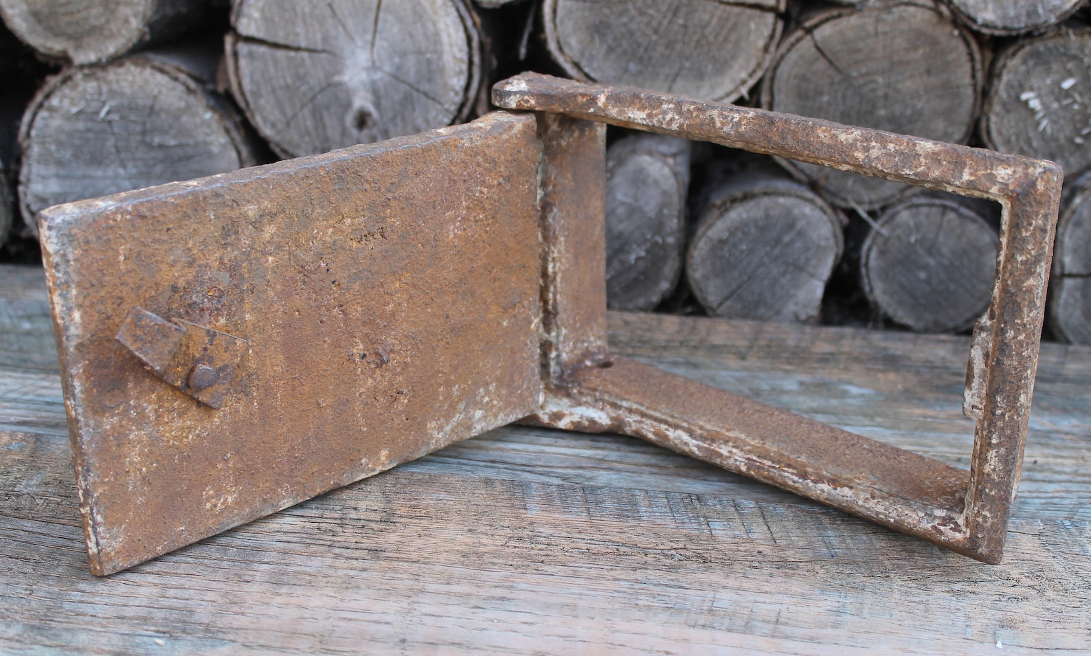 Cast Iron Stove Door Rustic Oven Door Antique Metal Stove Etsy