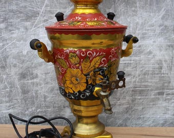 ロシアアンティーク　ヴィンテージ雑貨　サモワール　置物　コード無し ロシアアンティーク ヴィンテージ雑貨 サモワール 置物 コード無し