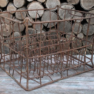 テント・タープ Vtg wire l milk crate USA 70's 1970s Milk Crate - Etsy