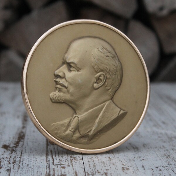 Soviet lenin, lenin Vladimir, soviet bust of Lenin, vintage bust for gift, soviet table souvenir, made in the USSR, by N. Sokolov.
