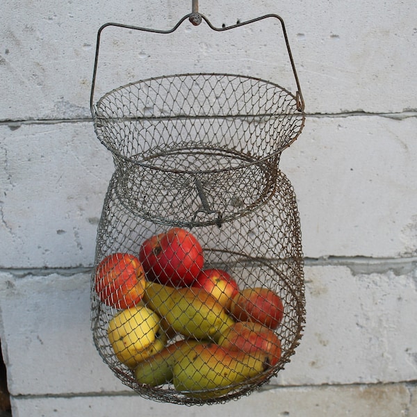 Hanging Fruit Basket Etsy