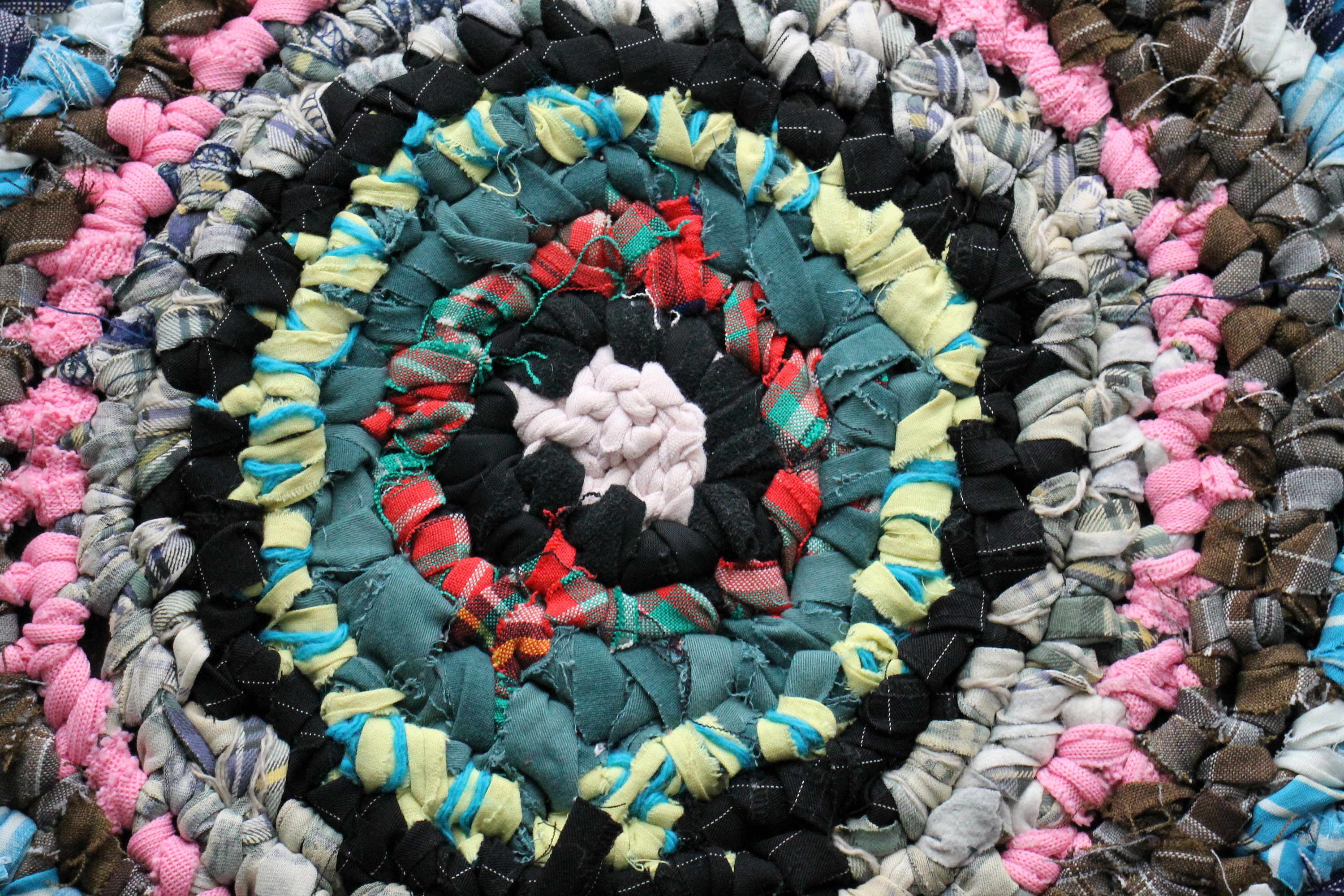 Round chair pads Kitchen chair pads colorful carpet round Etsy