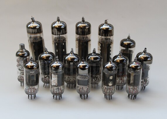 Nixie Tube Set Of Rare 16 Vacuum Tube Radio For Steampunk Etsy