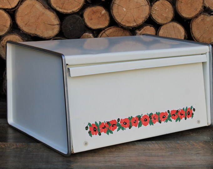 Vintage Bread Box Metal Bread Box Retro Bread Box for Etsy