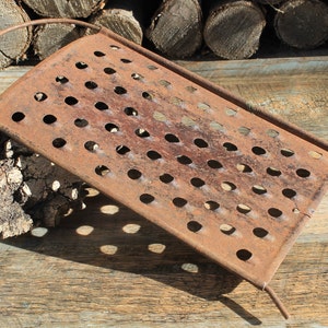 Old hand grater, vegetable graters, rusty grater for farmhouse and rustic home decor, antique metal graters made in the USSR in the 1950s.