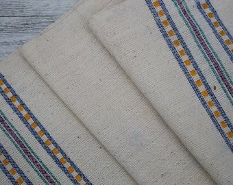 Vintage Embroidered Linen Tea Towel, Ukrainian Rushnyk, Rustic Decor
