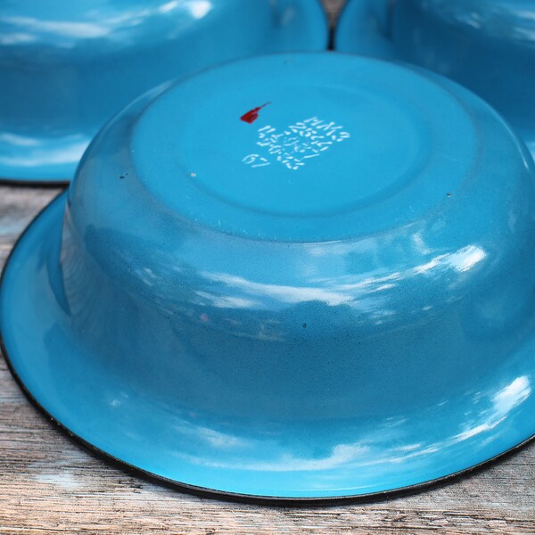 New Blue soviet enamelware, enamel plate, fruit bowl,enamel bowl, retro dish, basin enamel, retro enamel dish made in the USSR in the 1960s.
