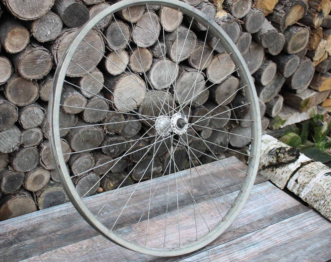 Soviet bicycle wheel 248 in vintage bike wheel for wall Etsy