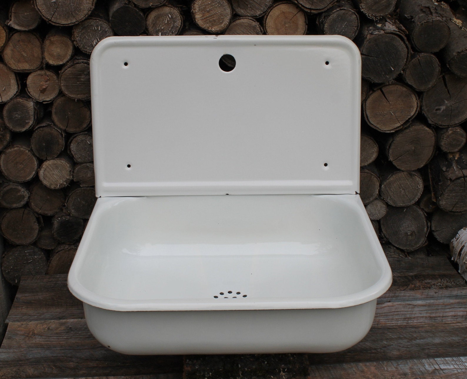 NEW Sink enamel kitchen sink vintage white farmhouse sink Etsy