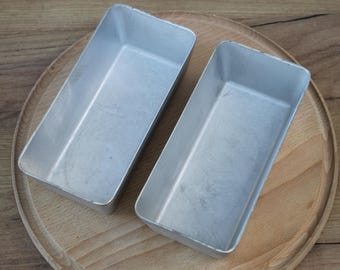 Aluminum Bread Pan, Vintage USSR Loaf Baking Form