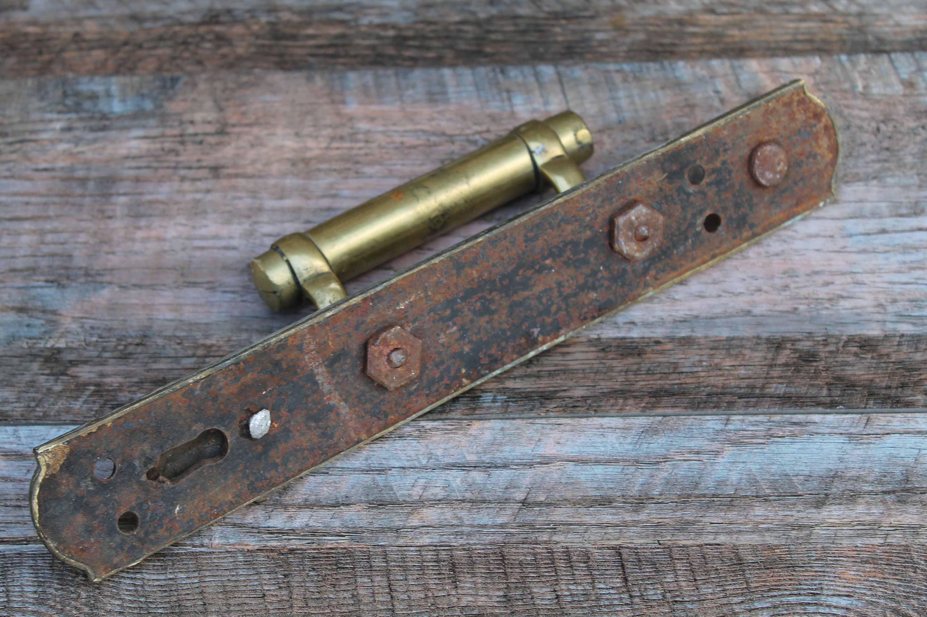 Antike Messing große Türgriff Vintage Haustür Griff gold | Etsy