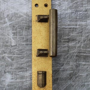 Brass antique large gold door handle,vintage front door handle, barn door wall decor, Farmhouse rustic metal door handle, outdoor door knob.