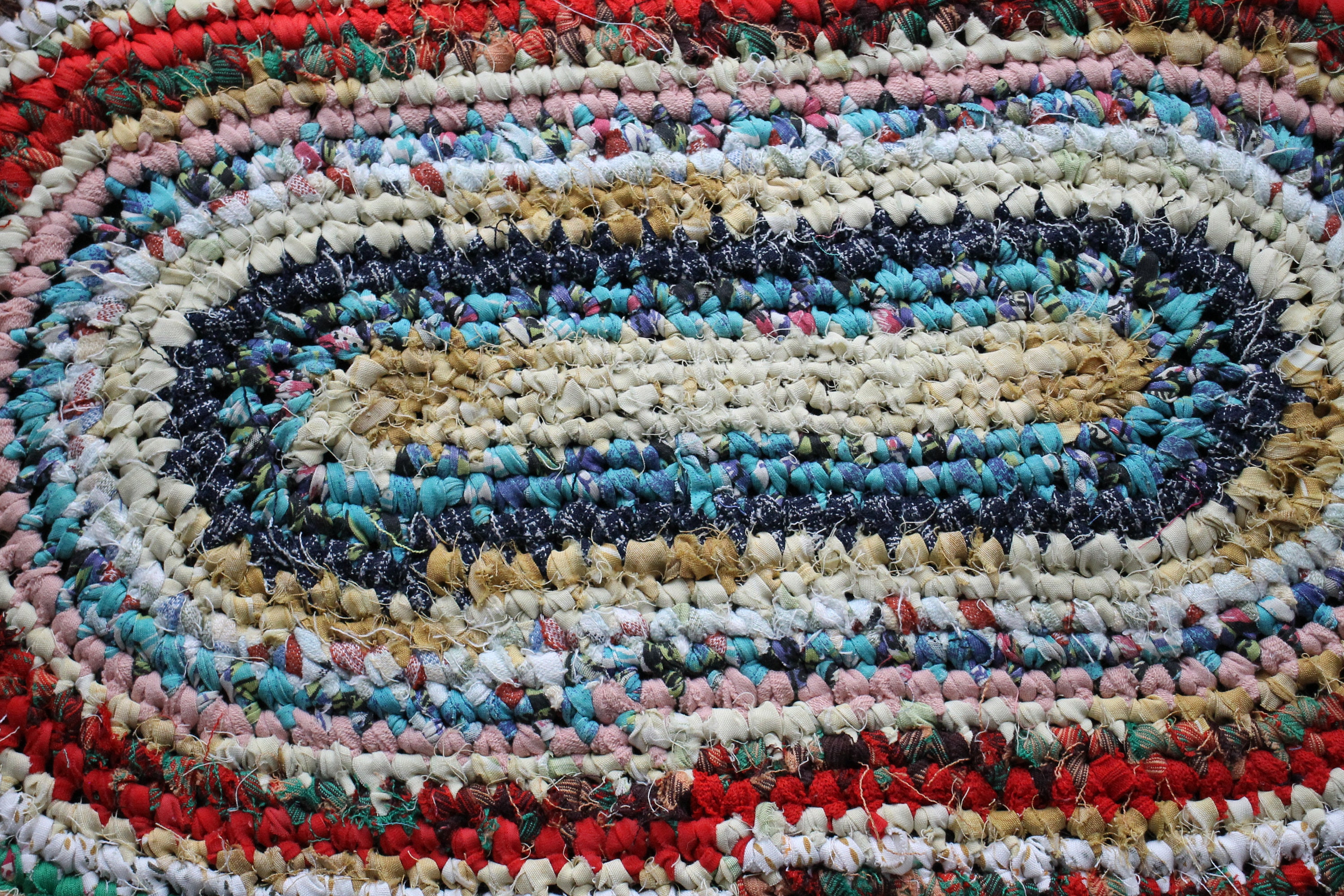Oval rag rug braided rag rug for farmhouse decor bathroom Etsy