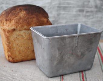 Bread pan size L 11,brotbackform,aluminum russian bread form,Baker&#39;s Bread Pan,Loaf Pans,Bread form for Bread baking,USSR, pullman pan.