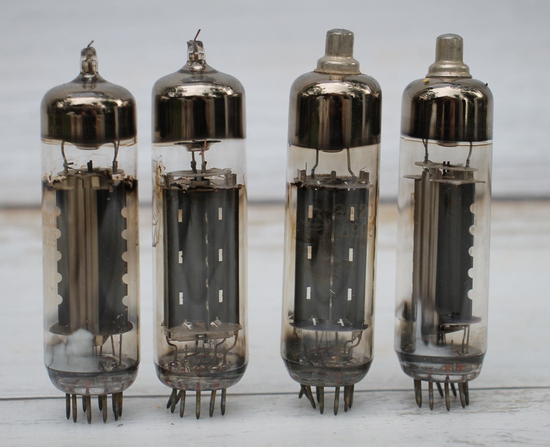 Nixie Tube Set of 4, Antique Lamp With Clock,soviet Tube, Steampunk Tv ...