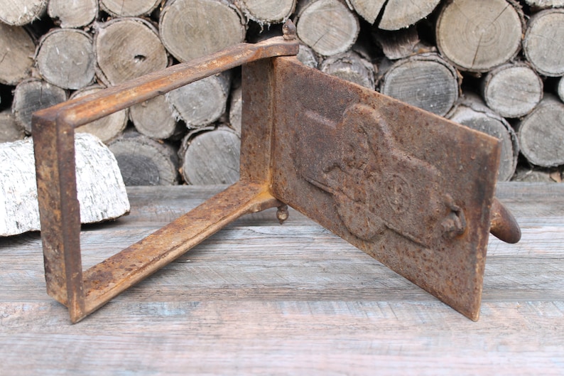 Oven Door Soviet Antique Cast Iron Stove Door Furnace Door Etsy