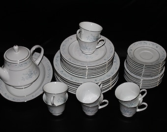 Noritake Carolyn Fine Bone China Set for 8 Plus Extras - Etsy