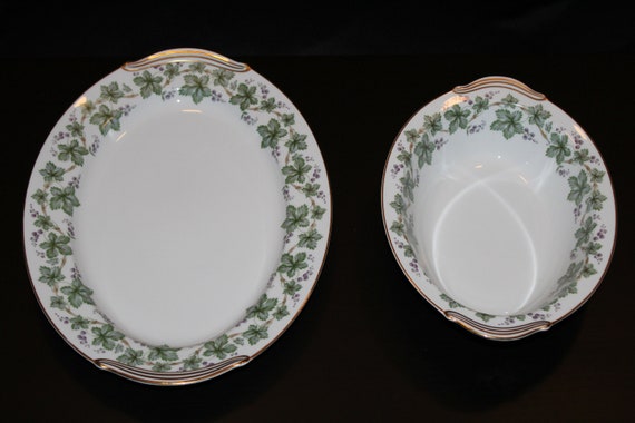 Noritake Bone Cbina オーバル＆大皿＆カレー皿 7枚セット