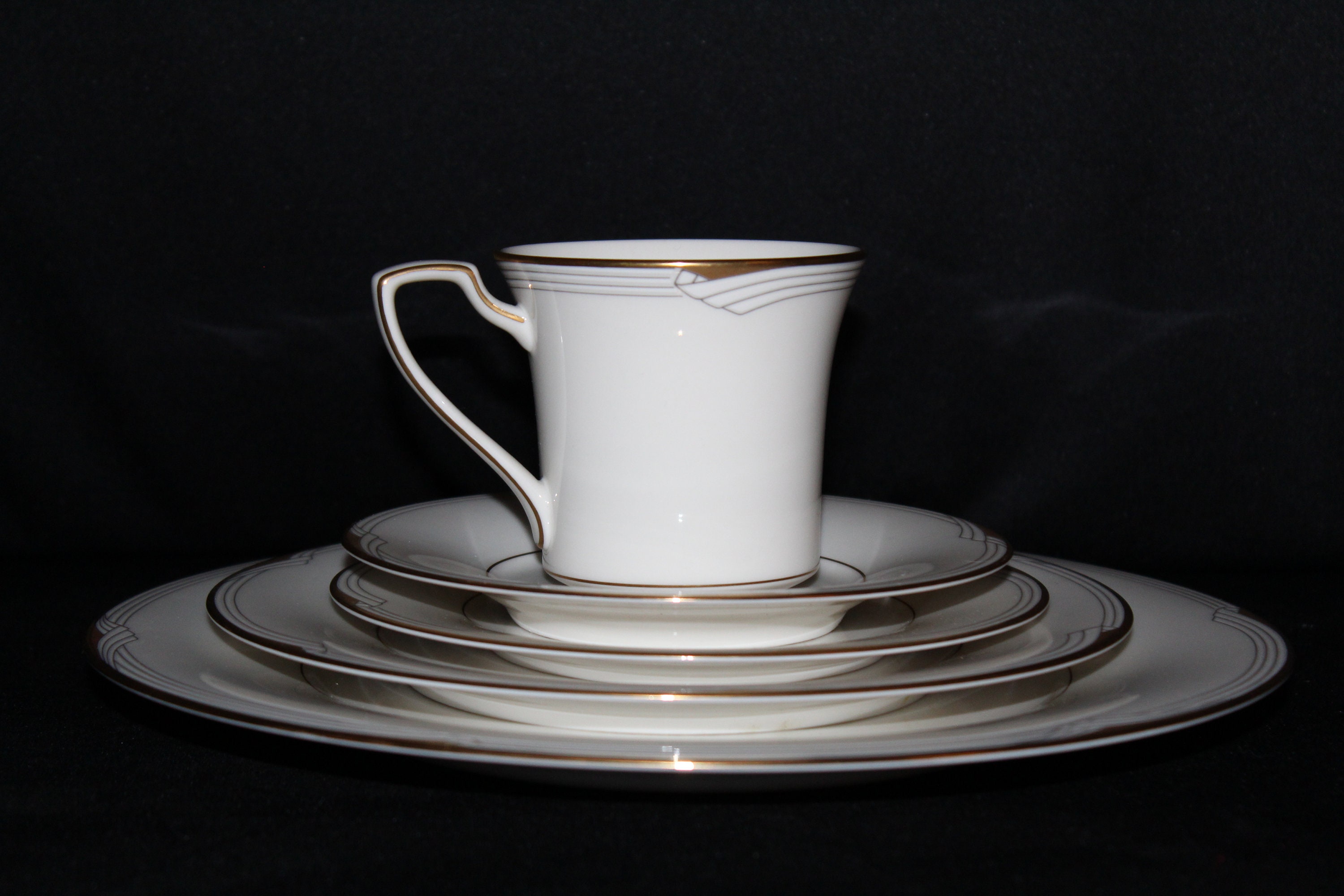 Noritake Golden Cove Zuppiera Grande, Ceramica Pregiata, Modello Fuori Produzione, Nuova Con Etichetta