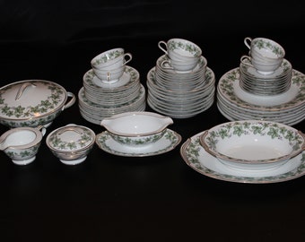 Rare Vintage Noritake Madera(5106) Fine Bone China Set for 6 Rare Vintage Noritake Madera(5106) Fine Bone China Set for 6