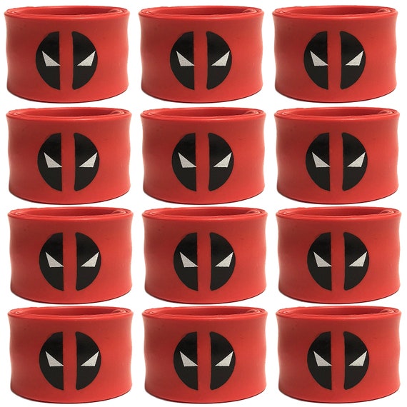 12 Deadpool Superhero Bracelets For Kids Boys Girls Hero Etsy