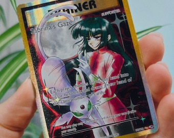 sabrina's gaze pokemon card Each player shuffles his or her hand into his or her deck and draws a new hand of the same number of cards. Custom PKMN Proxy Card "sabrina's