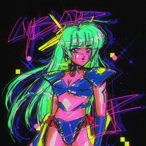 CYBER ELF Print