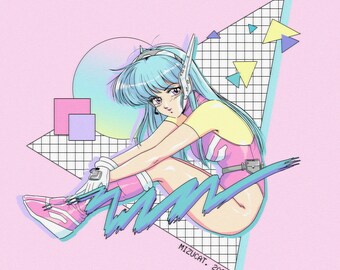 Piko-Chan Mini Print