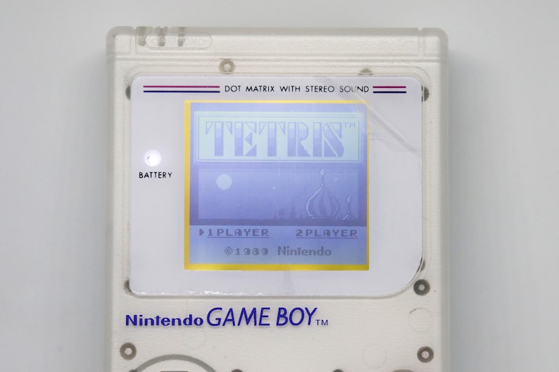Customized Gameboy Classic white Power LED white backlight