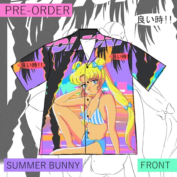 Summer Bun'ny Unisex Hawaii Shirt