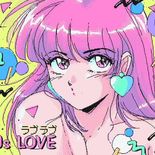 80s love Print