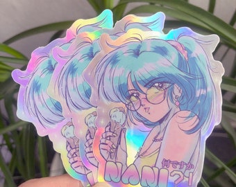 NANI?! Holographic Sticker