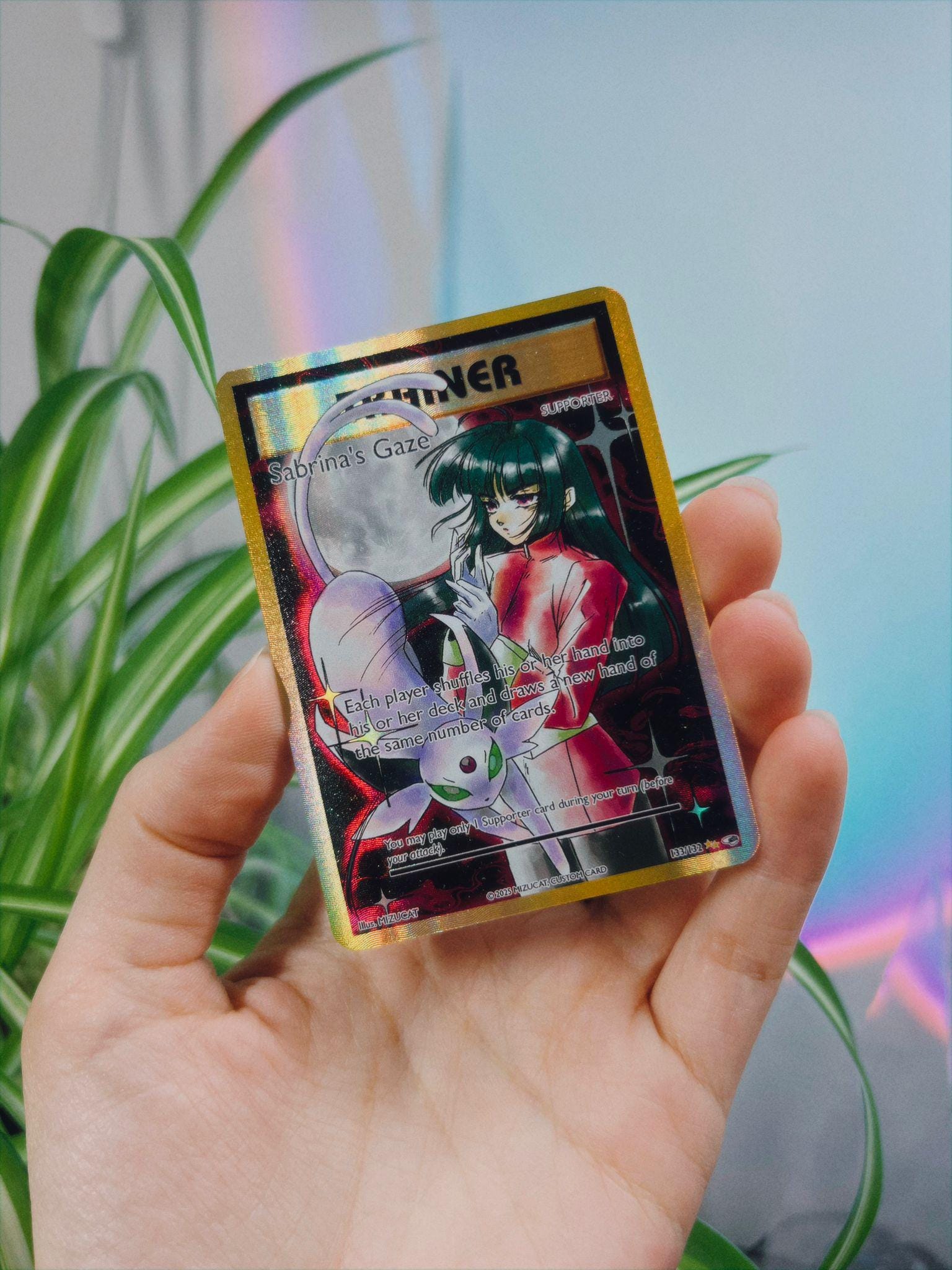 sabrina's gaze pokemon card Gym Heroes #125/132 Trading (Signed by Lis Rotterdam Comics Each player shuffles his or her hand into his or her deck and draws a new hand of the same number of cards. sabrina pokemon card Banned Pokmon