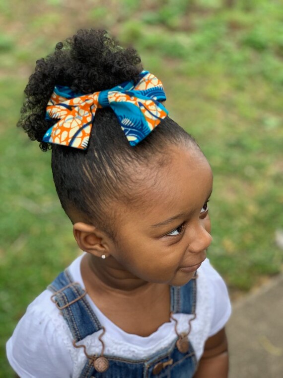 African fabric hair clip African hair accessory hair clip baby girl clip toddler girl clip Bow hair clip African hair clip