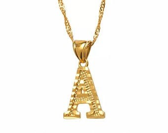 Initial choker necklace 18k gold plated ,Initial necklace ,alphabet n…