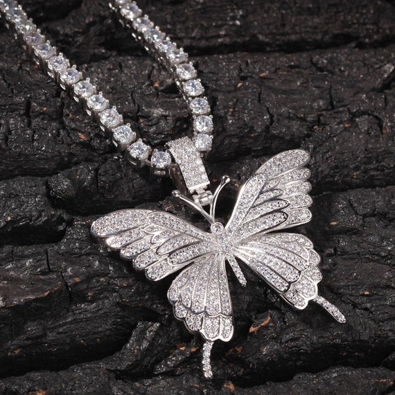 Tennis Butterfly Choker Bling Butterfly 