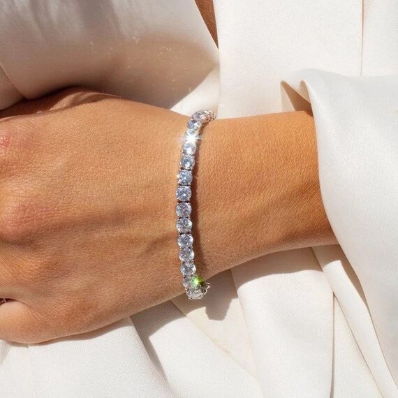 Zirconia sale tennis bracelet