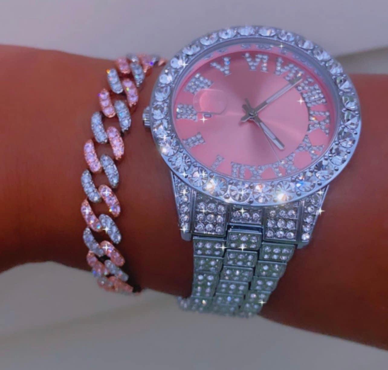 Pink watch clearance