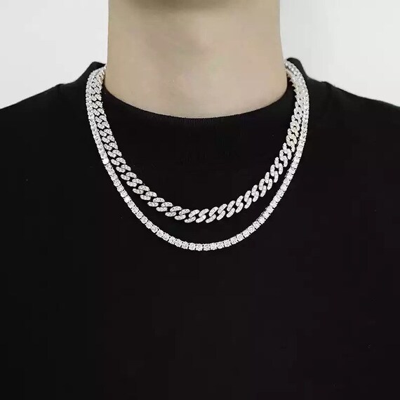 Iced outlet cuban link