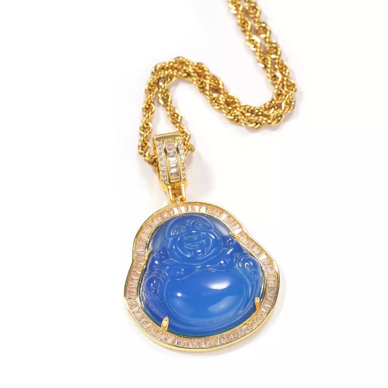 Buddha Necklace 18k Gold Plated Buddha Necklace buddah Etsy