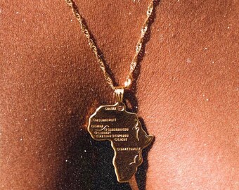African Necklace for Men - Etsy