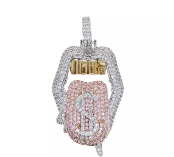 Lip Money Tennis Choker Lip Tongue 